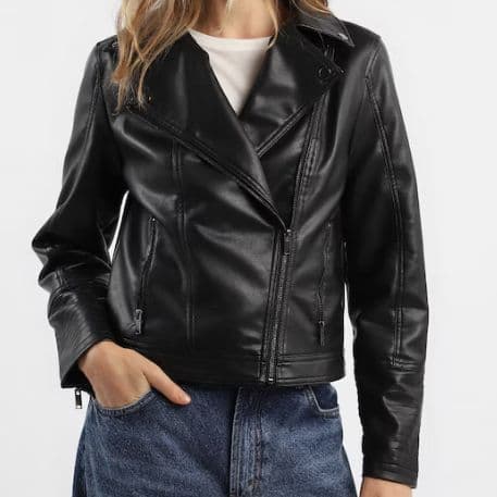 Jaqueta feminina biker