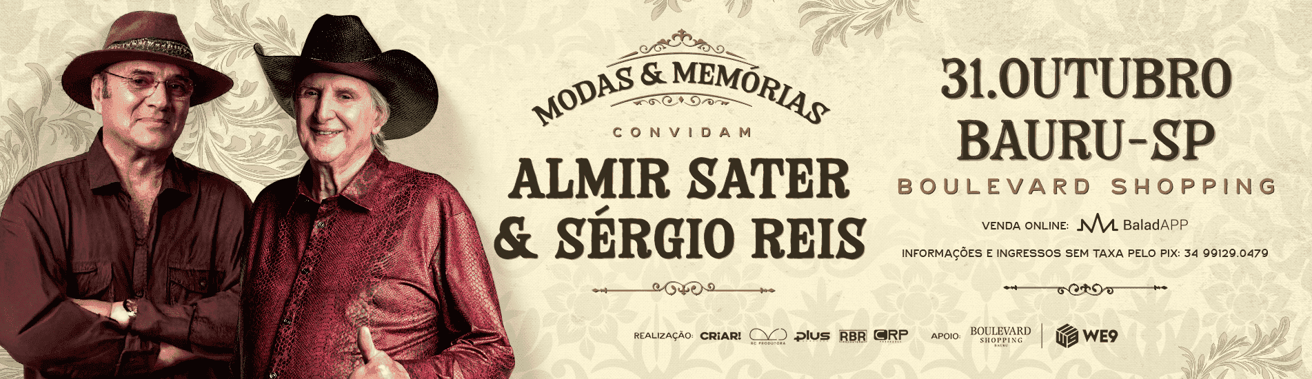 Modas & Memórias - Almir Sater e Sérgio Reis