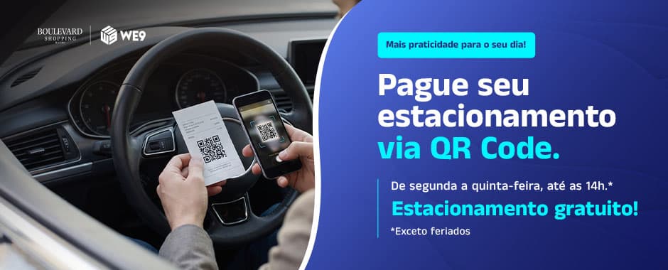 Pague o seu estacionamento via QR CODE