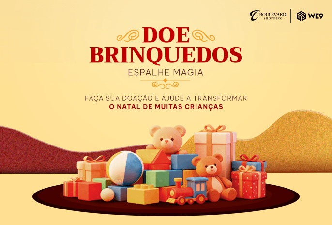 Doe brinquedos - Espalhe magia