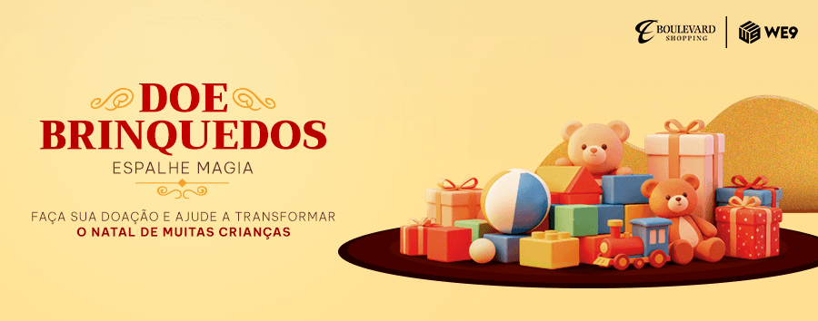 Doe brinquedos - Espalhe magia